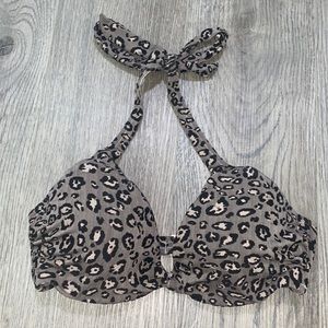 Shade & Shore Leopard Bikini Top
